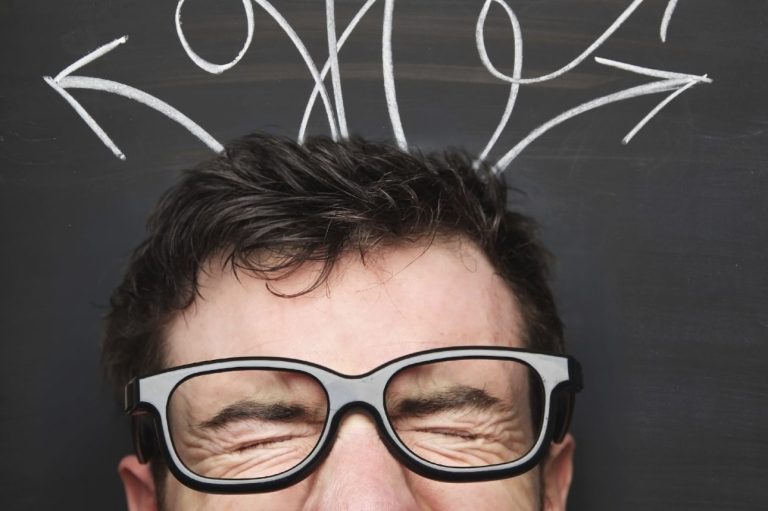 Photo: person frustrated at self for forgetting things